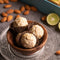 The Baklava Box Almond Litchi Laddu